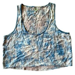 NWOT Urban Outfitters Tie-Dye Sleeveless Crop Top Sz S